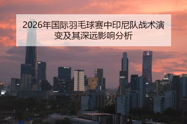 2026年国际羽毛球赛中印尼队战术演变及其深远影响分析